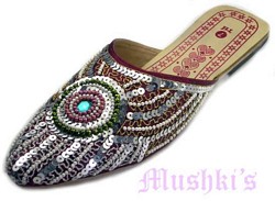 beaded slipper - click here for large view